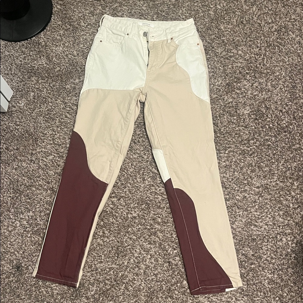 PacSun Multicolor Patchwork Women Jeans